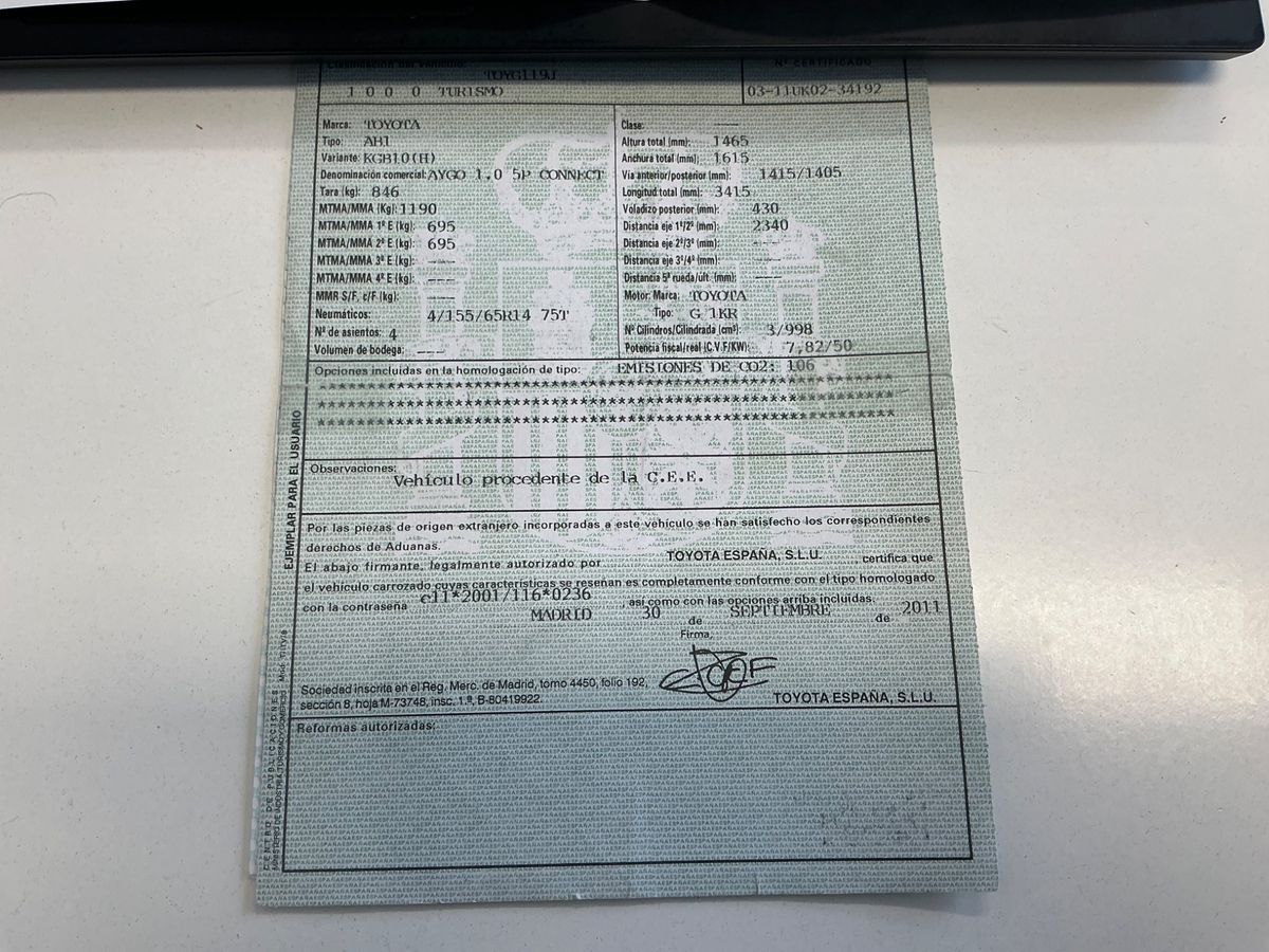 Toyota Aygo 1.0 Connect