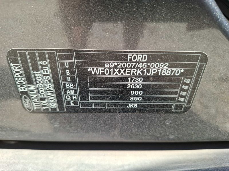 Ford EcoSport 1.0 EcoBoost Titanium Business — zdjęcie 16