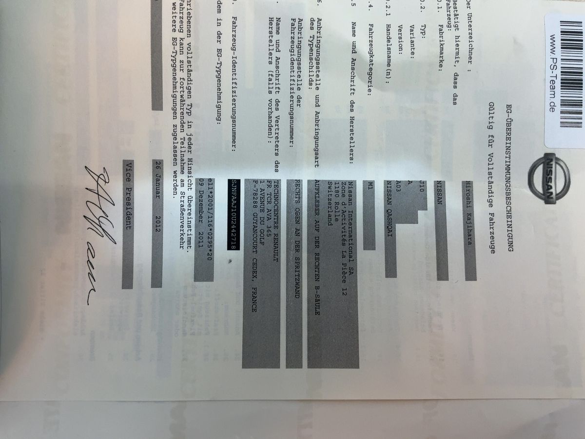 Nissan Qashqai d'occasion