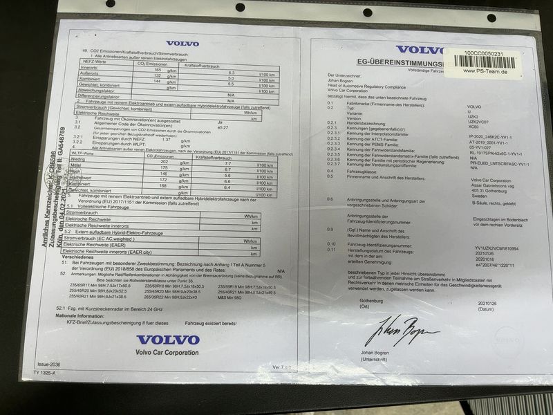 Volvo XC60 2.0 B5 Diesel Mild-Hybrid Inscription AWD — zdjęcie 16