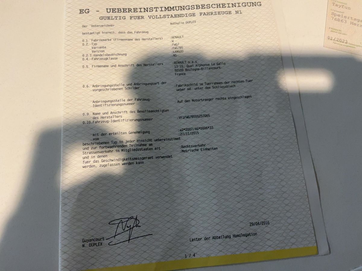 Renault Kangoo 1.5 dCi Rapid Extra