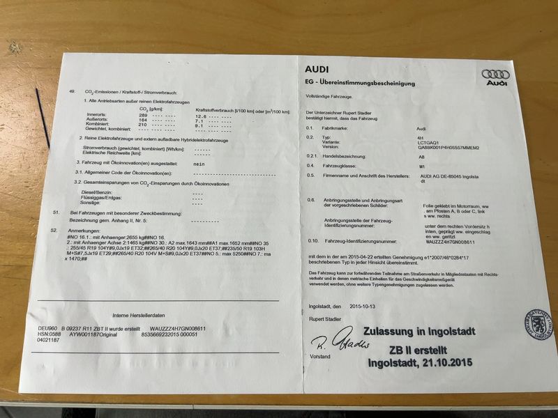 Audi A8 4.0 V8 TFSI quattro — zdjęcie 16