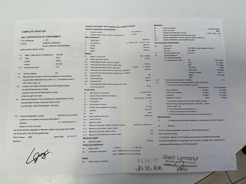 Hyundai i30 1.6 GDI Trend blue — zdjęcie 16