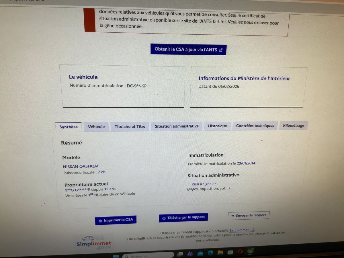 Nissan Qashqai d'occasion