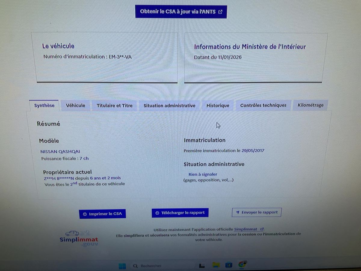 Nissan Qashqai d'occasion