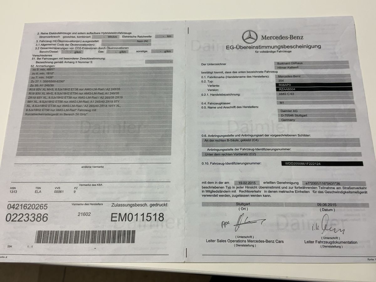 Mercedes-Benz C-Klasse d'occasion