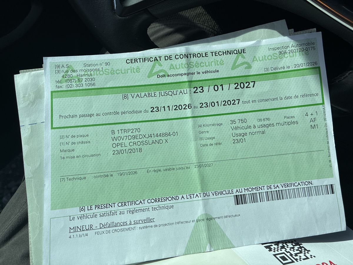 Opel Crossland d'occasion