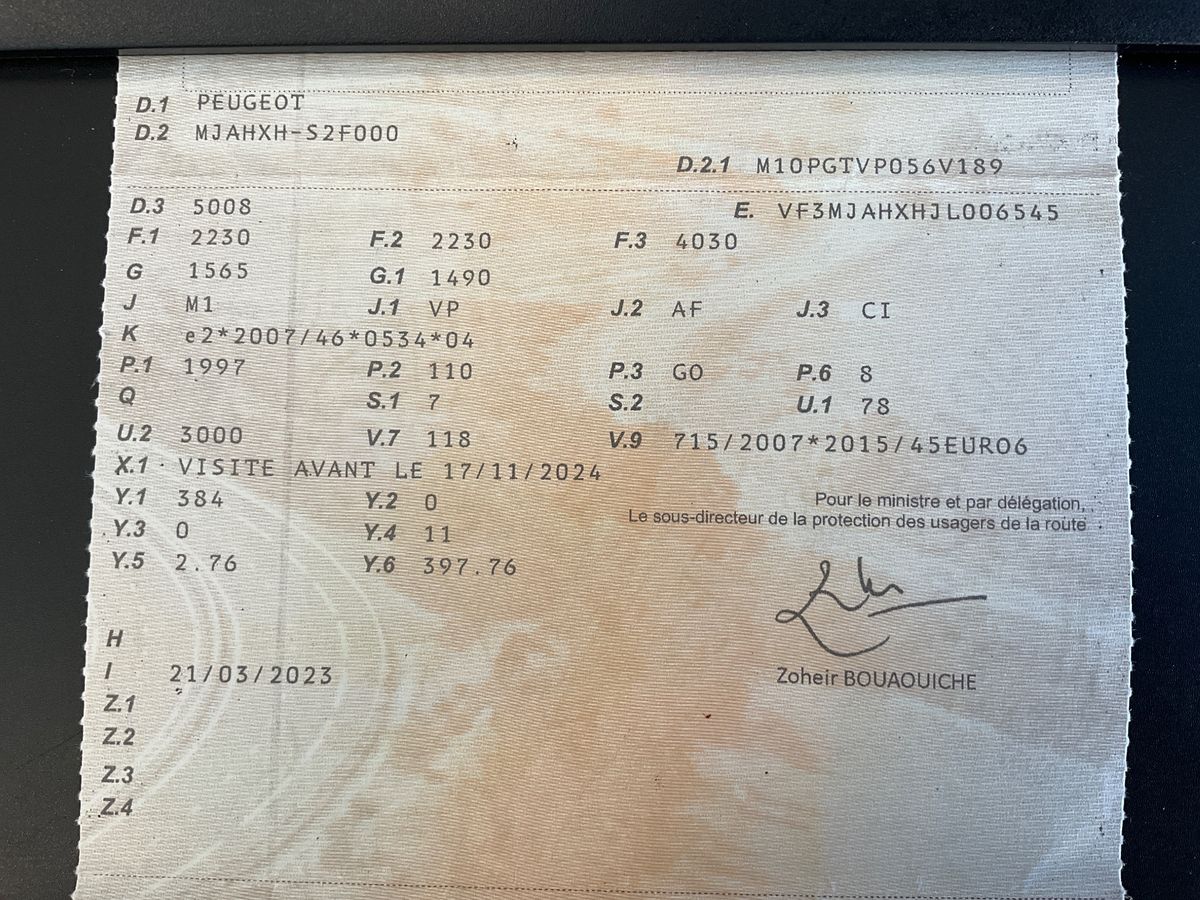 Peugeot 5008 d'occasion