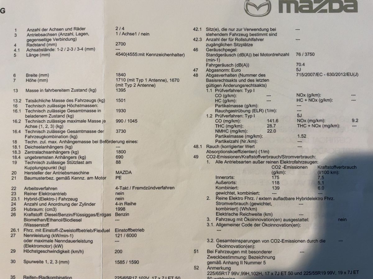 Mazda CX-5 2.0 Center-Line 2WD