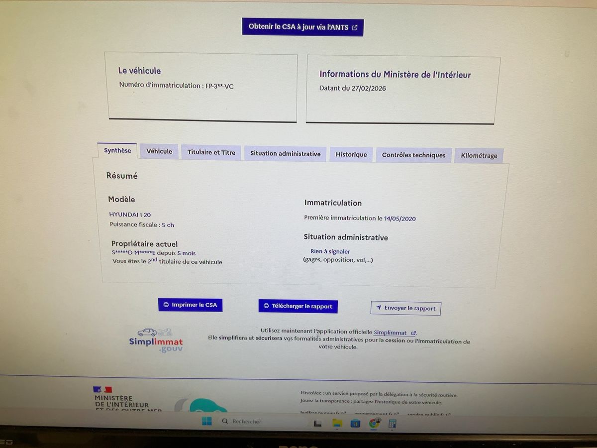 Hyundai i20 d'occasion