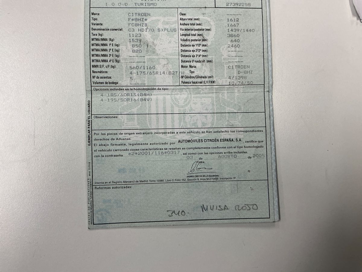 Citroen C3 1.4 HDi SX Plus