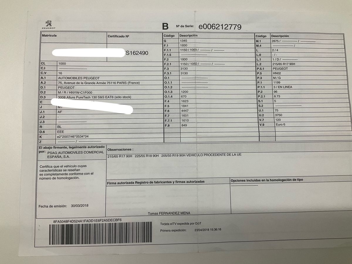 Peugeot 3008 d'occasion