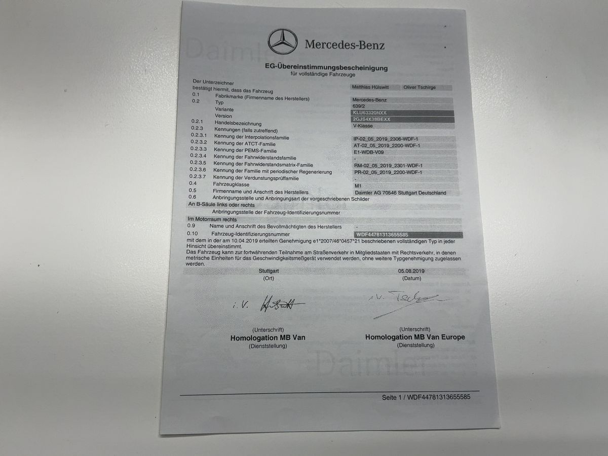 Mercedes-Benz V-Klasse d'occasion