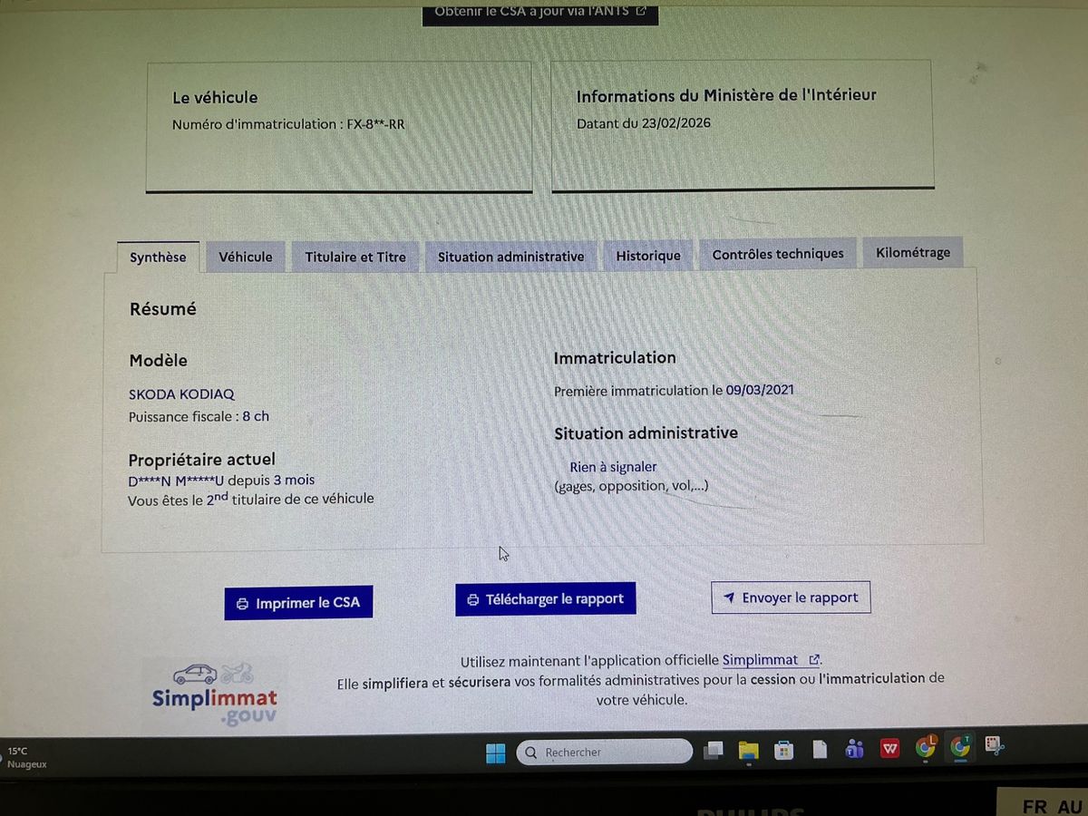 Skoda Kodiaq d'occasion