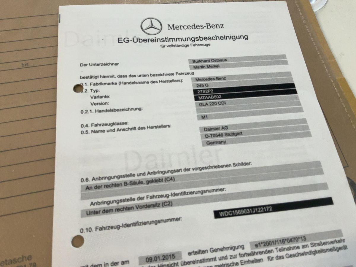 Mercedes-Benz GLA-Klasse d'occasion