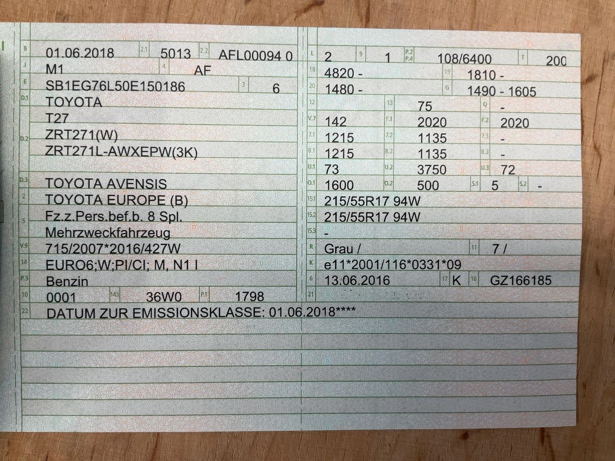 Toyota Avensis d'occasion