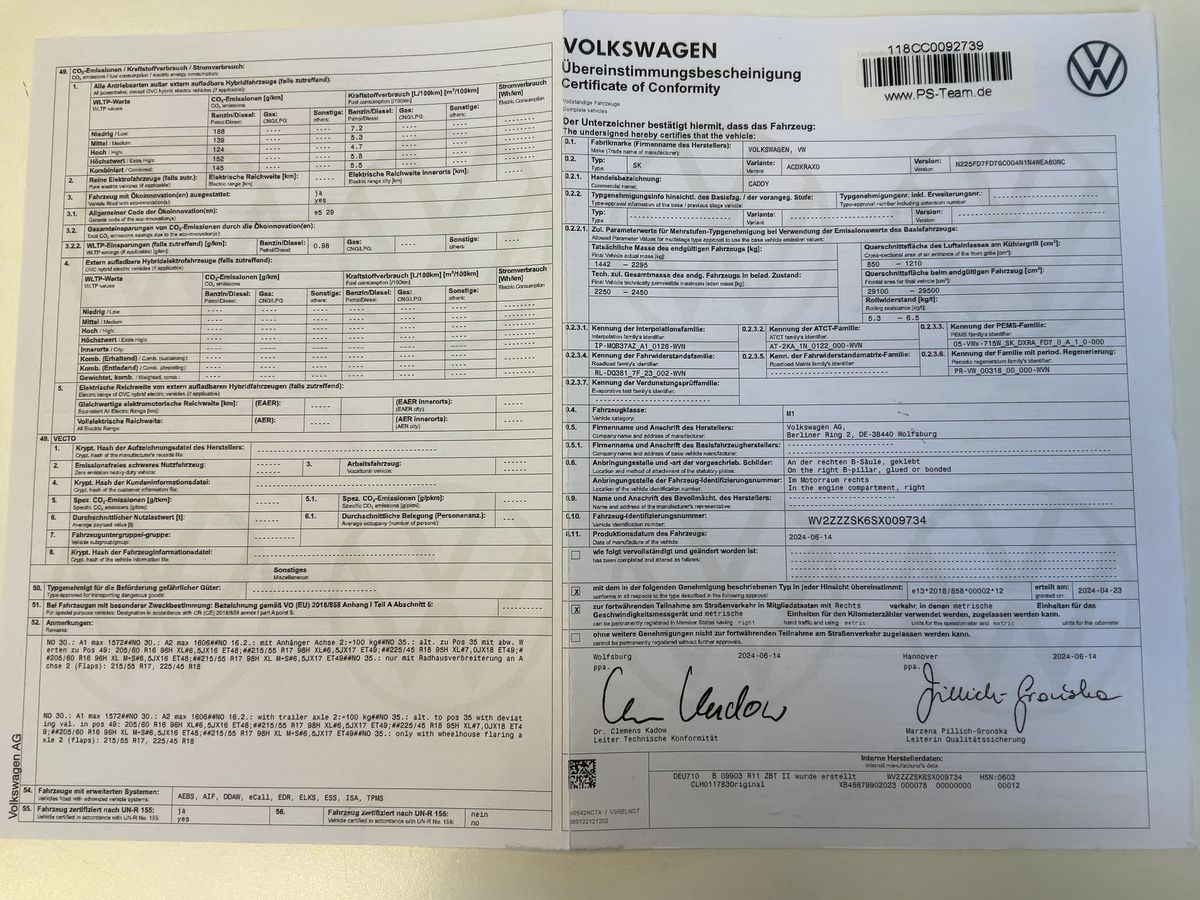 Volkswagen Caddy d'occasion