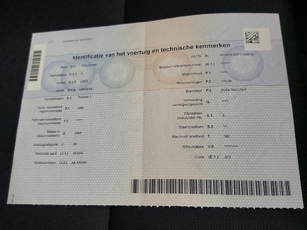 Polestar 2 d'occasion