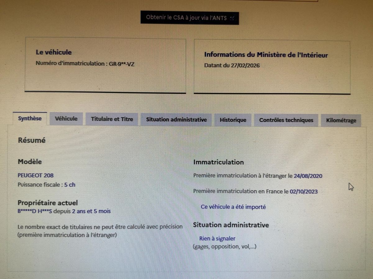 Peugeot 208 d'occasion