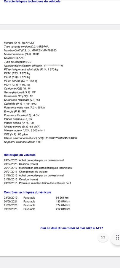 Renault Clio d'occasion