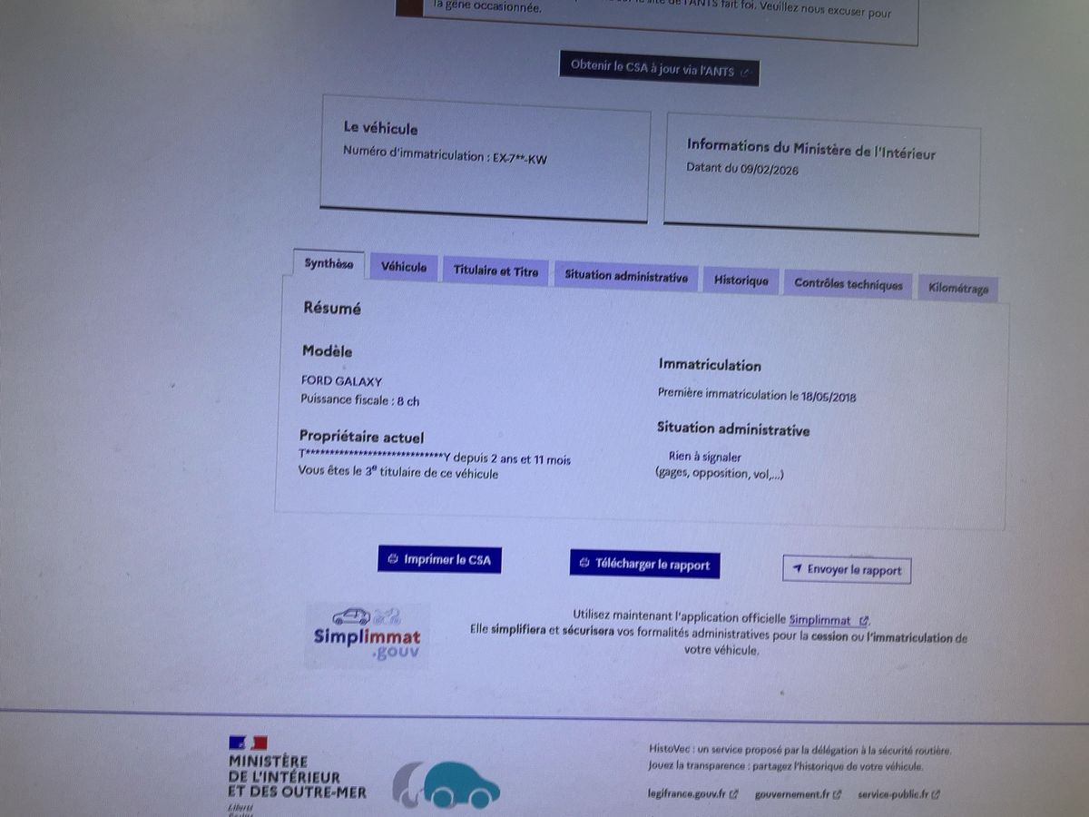 Ford Galaxy d'occasion