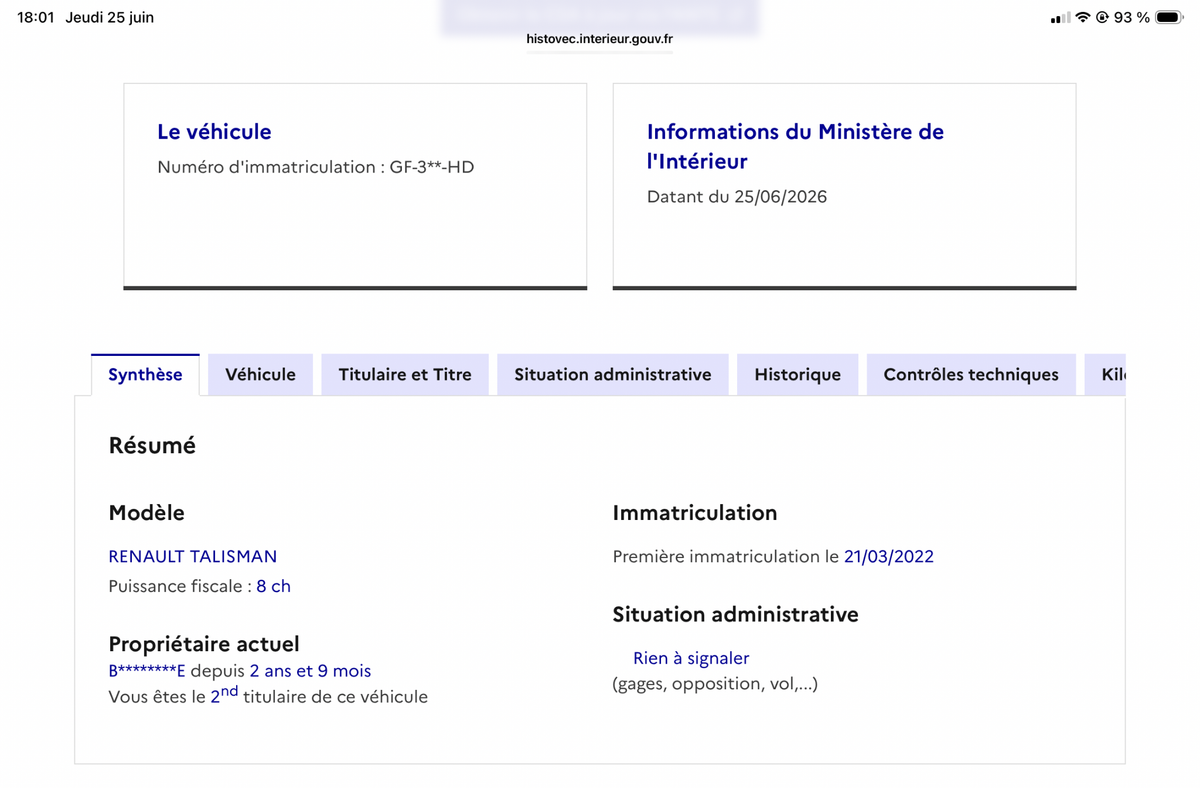Renault Talisman d'occasion