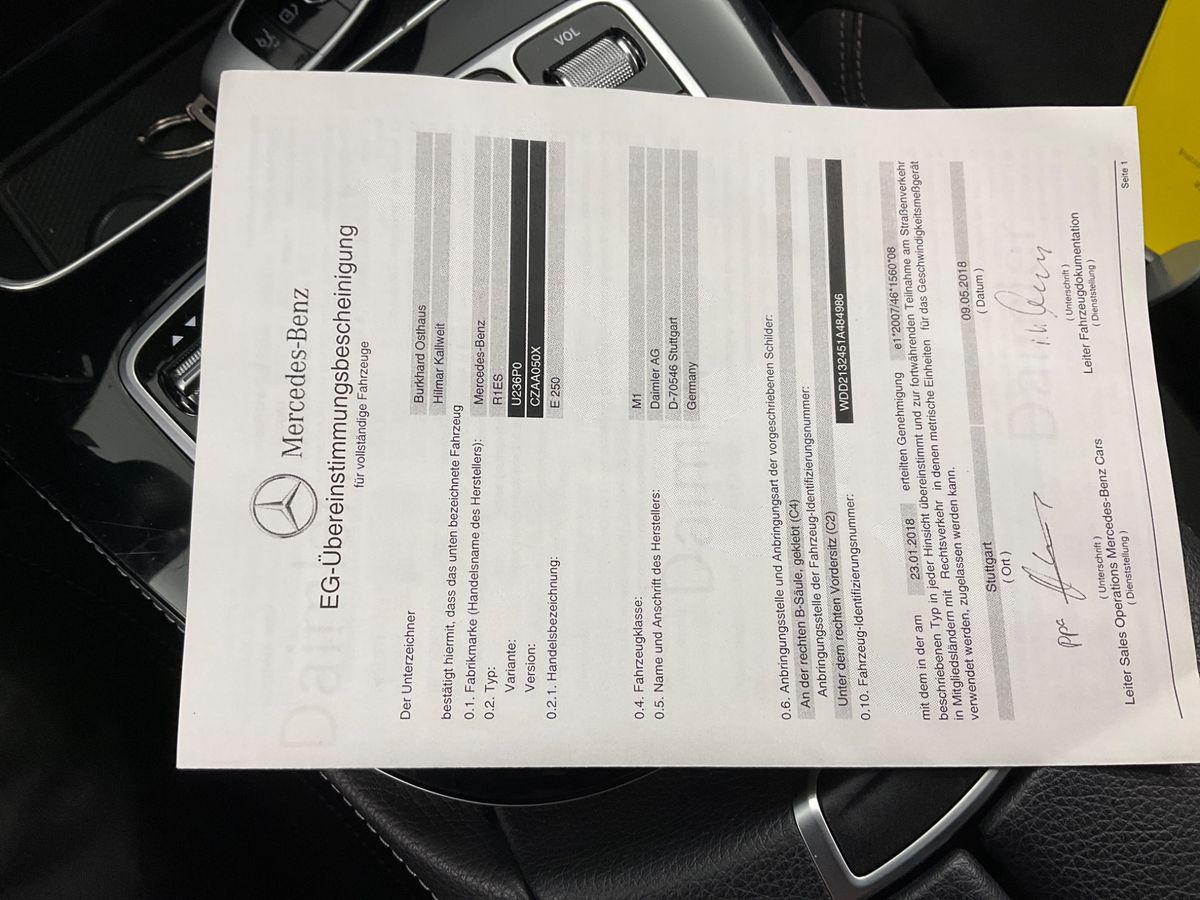 Mercedes-Benz E-Klasse d'occasion