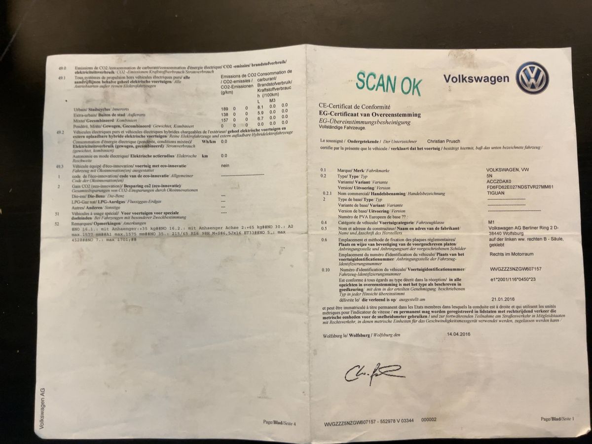 Volkswagen Tiguan d'occasion