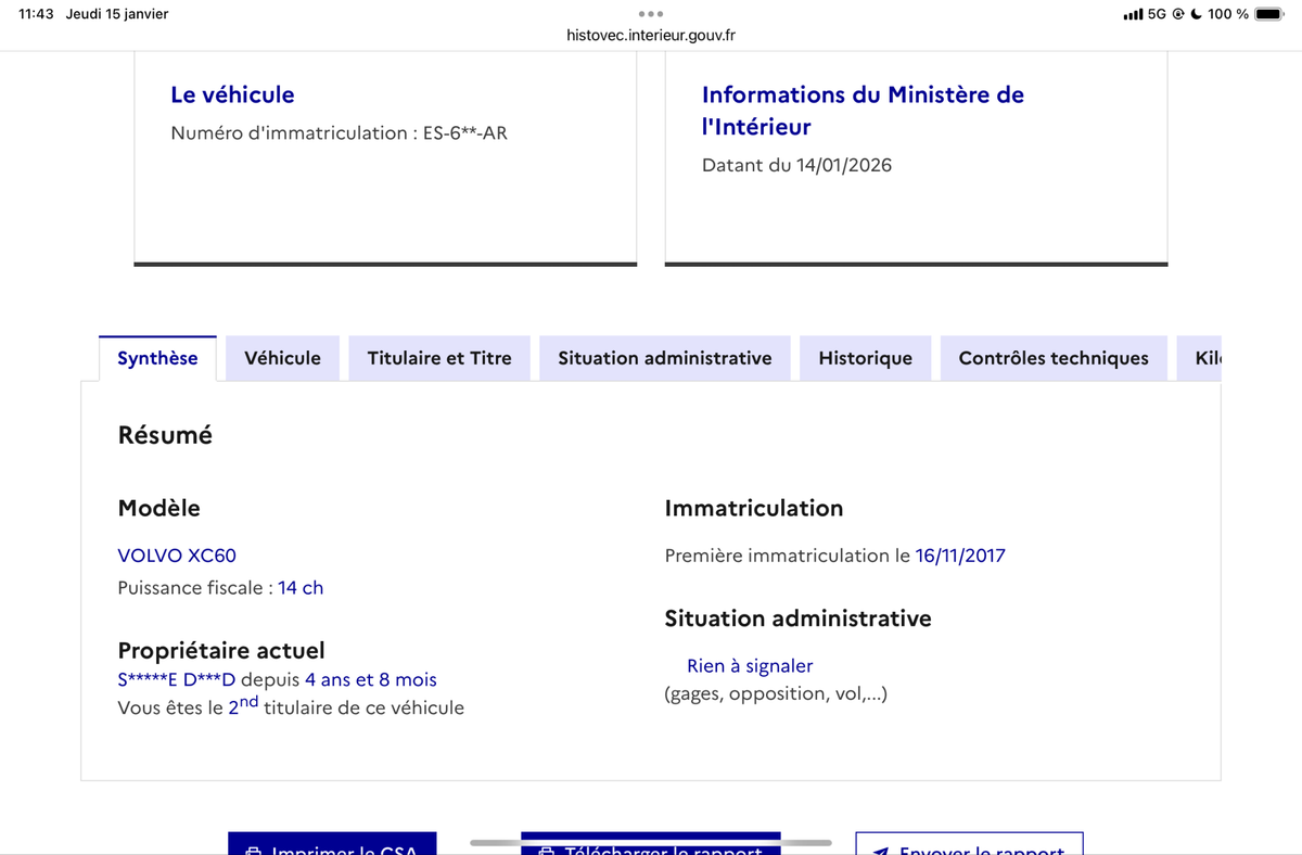 Volvo XC60 d'occasion