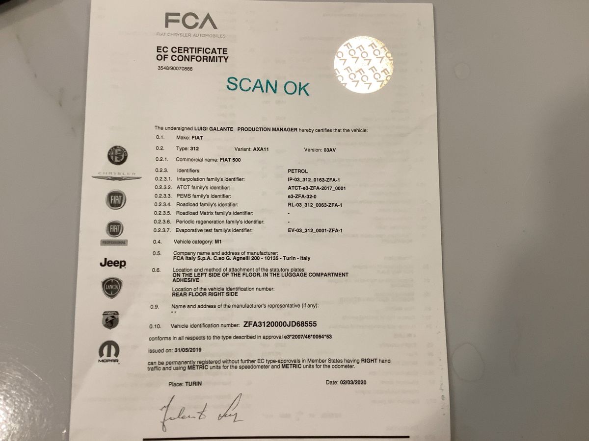 Fiat 500C d'occasion