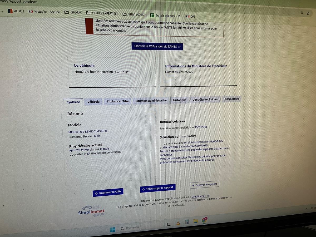 Mercedes-Benz A-Klasse d'occasion