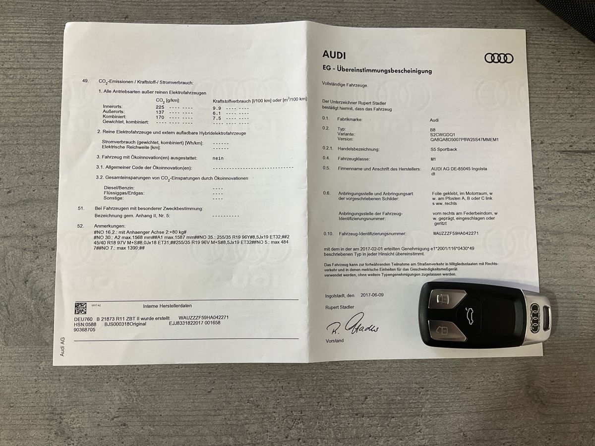 Audi S5 3.0 V6 TFSI quattro