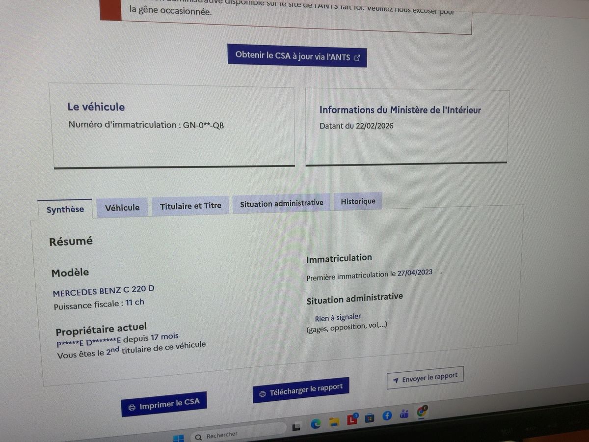 Mercedes-Benz C-Klasse d'occasion