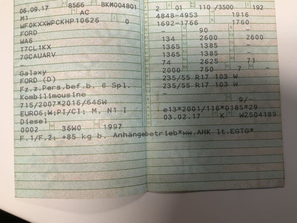 Ford Galaxy d'occasion