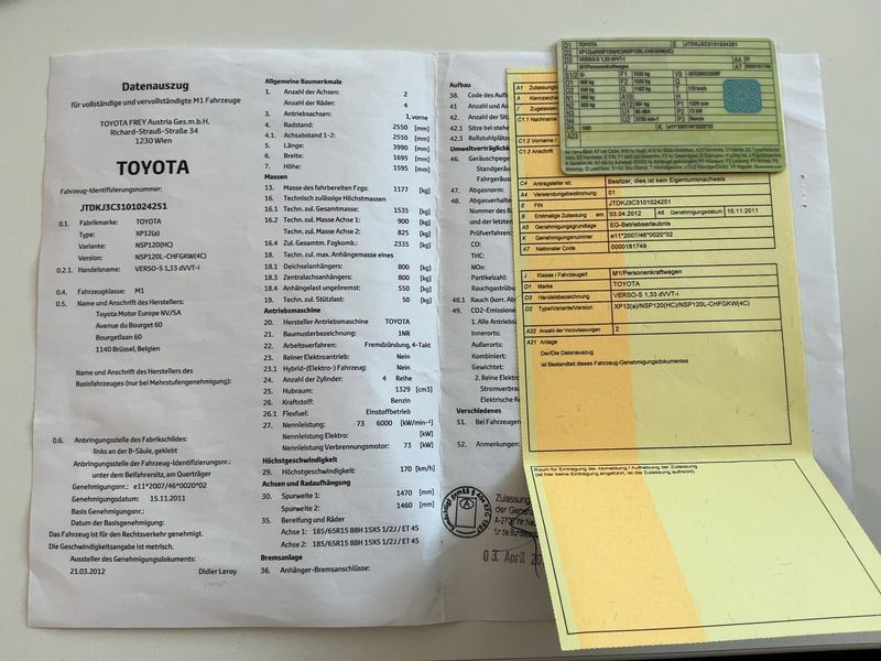 Toyota Verso-S 1.33 Dual VVT-i Lounge — zdjęcie 16