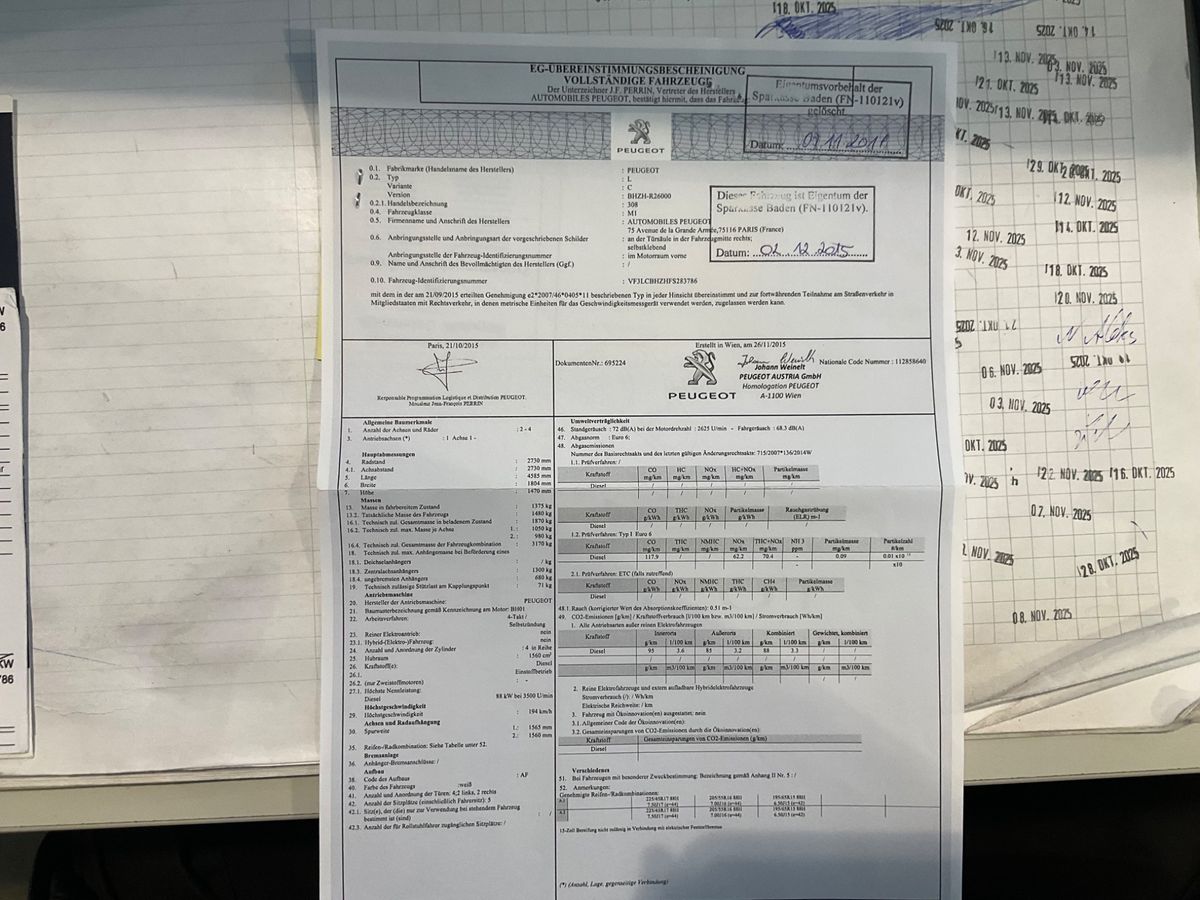 Peugeot 308 1.6 Blue-HDi Allure