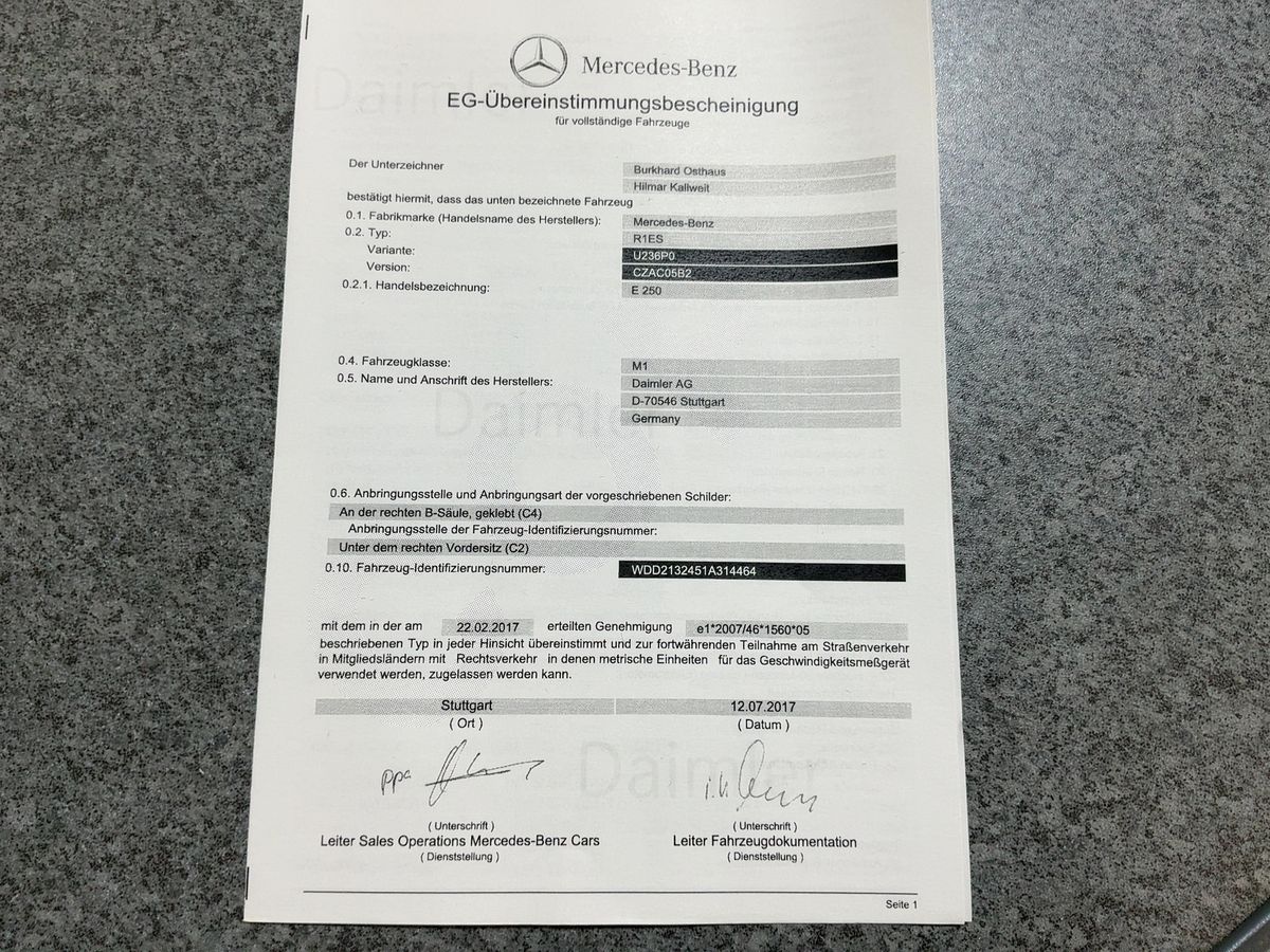 Mercedes-Benz E-Klasse d'occasion