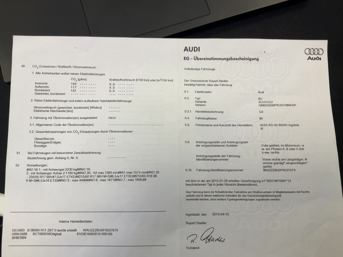 Audi Q3 d'occasion
