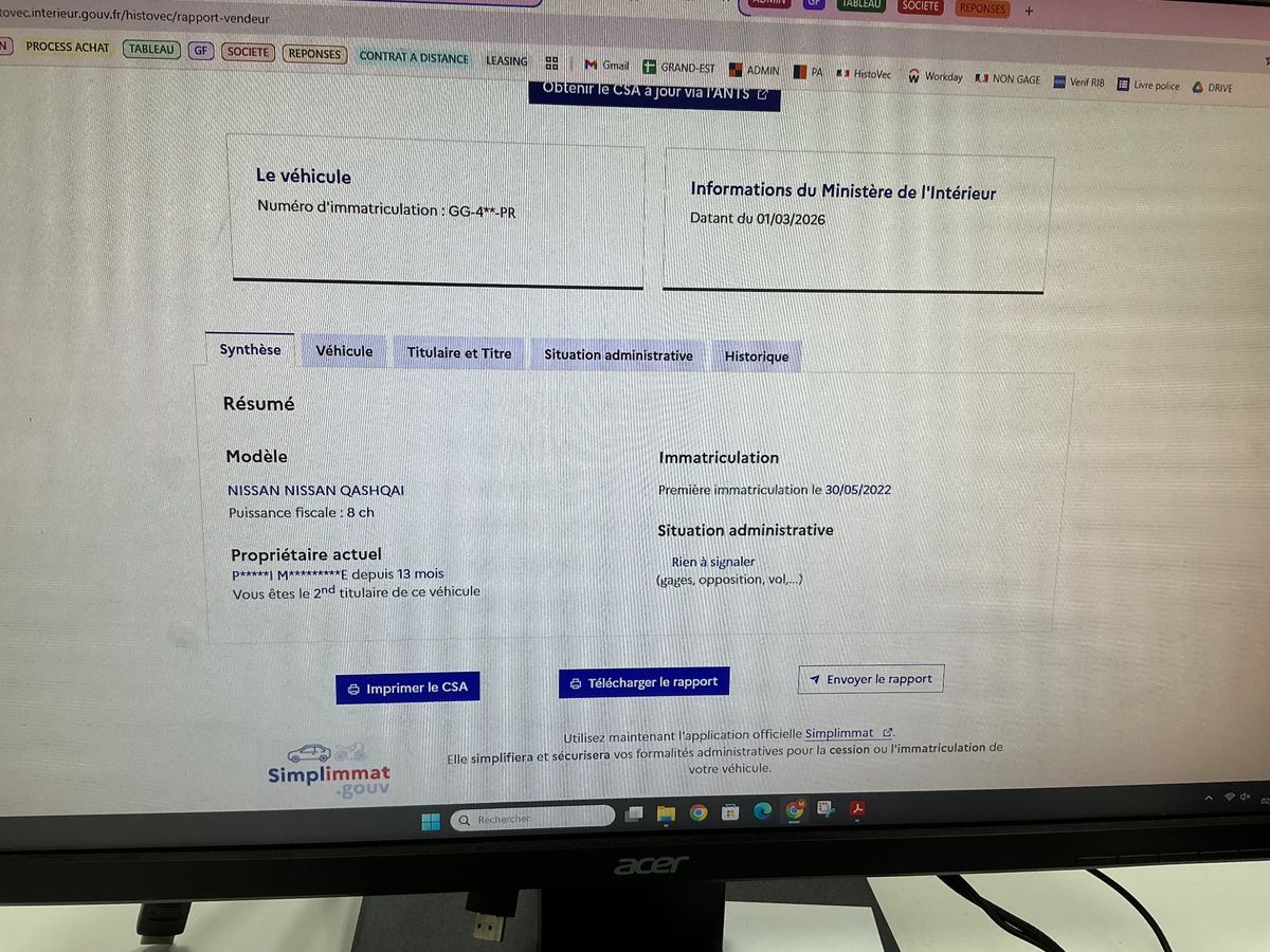 Nissan Qashqai d'occasion