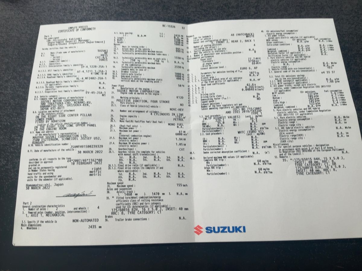 Suzuki Ignis d'occasion