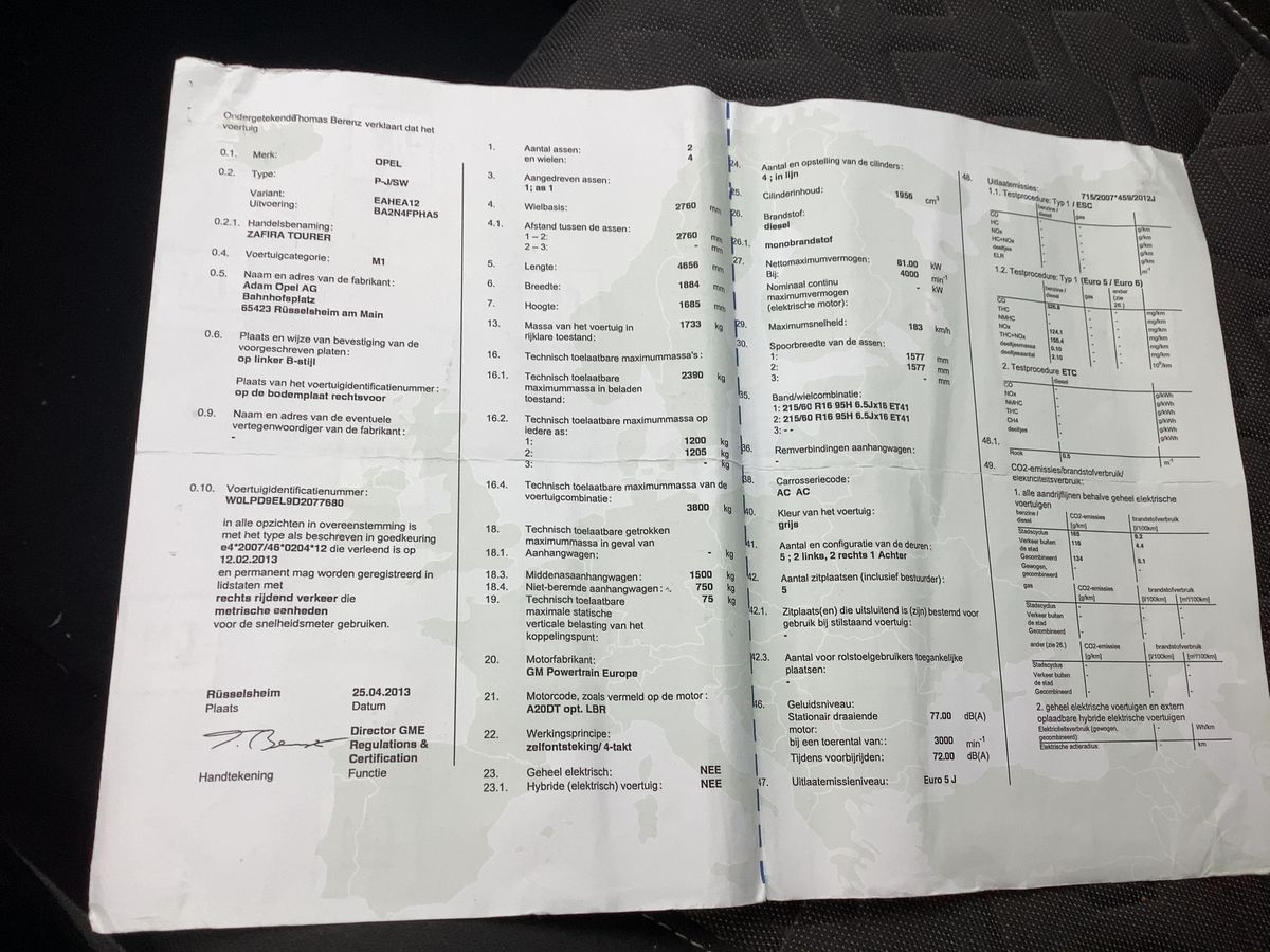 Opel Zafira d'occasion