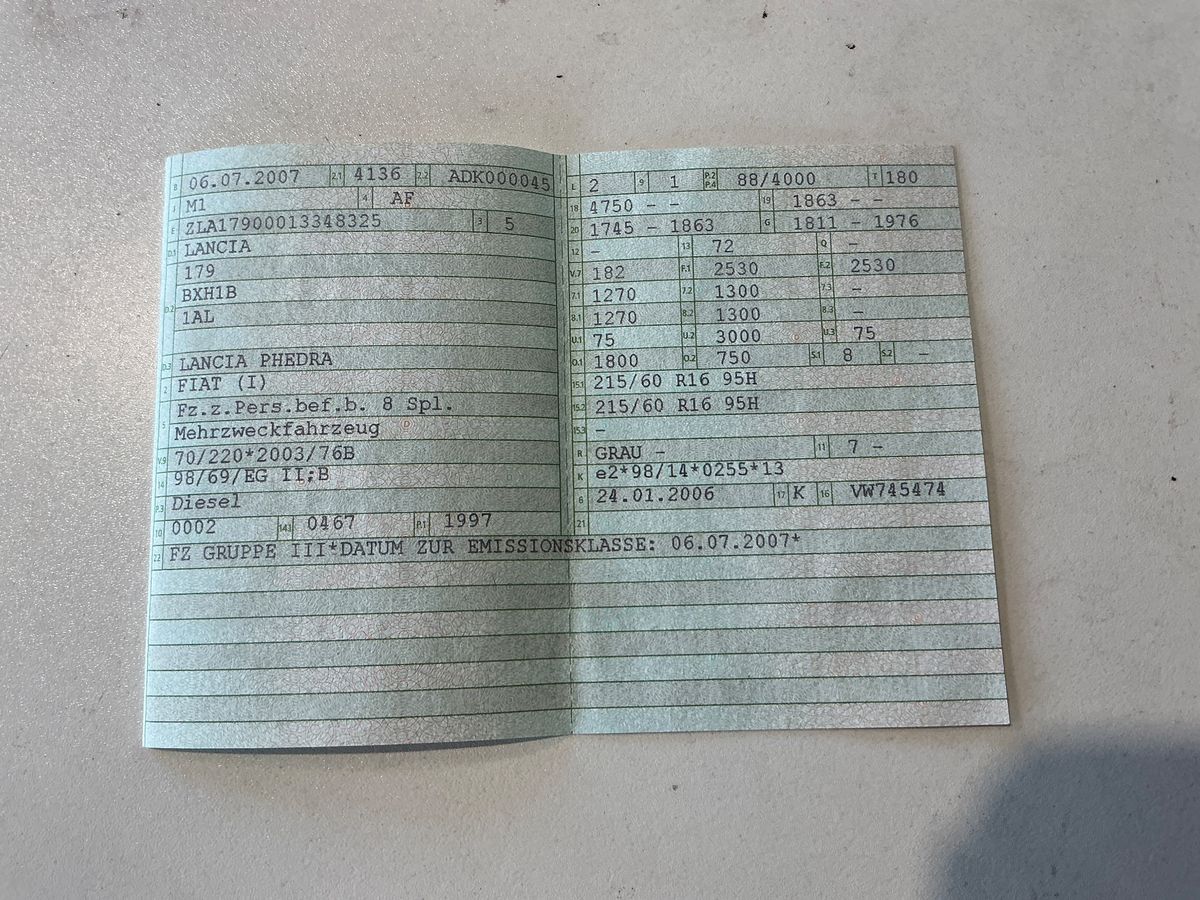 Lancia Phedra d'occasion