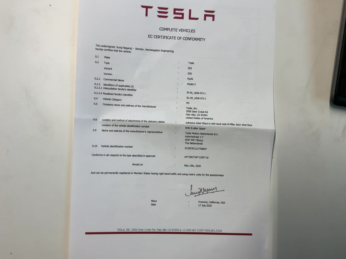 Tesla Model d'occasion