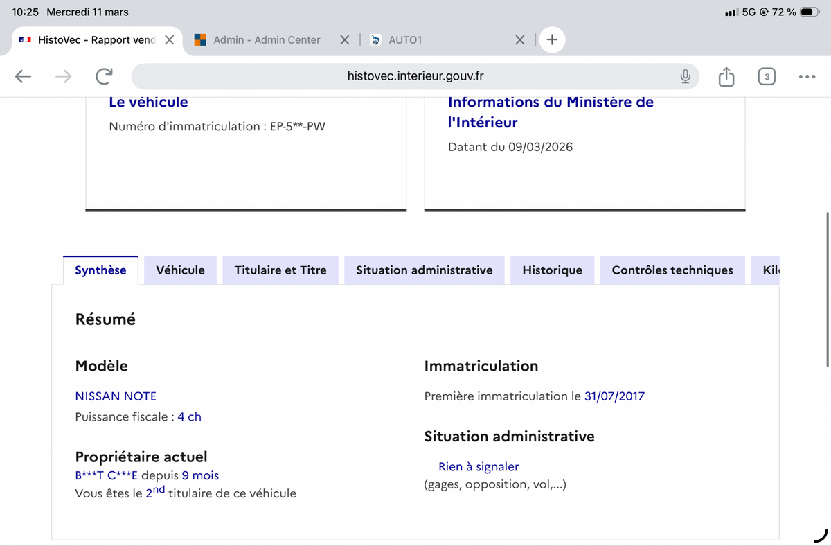 Nissan Note d'occasion