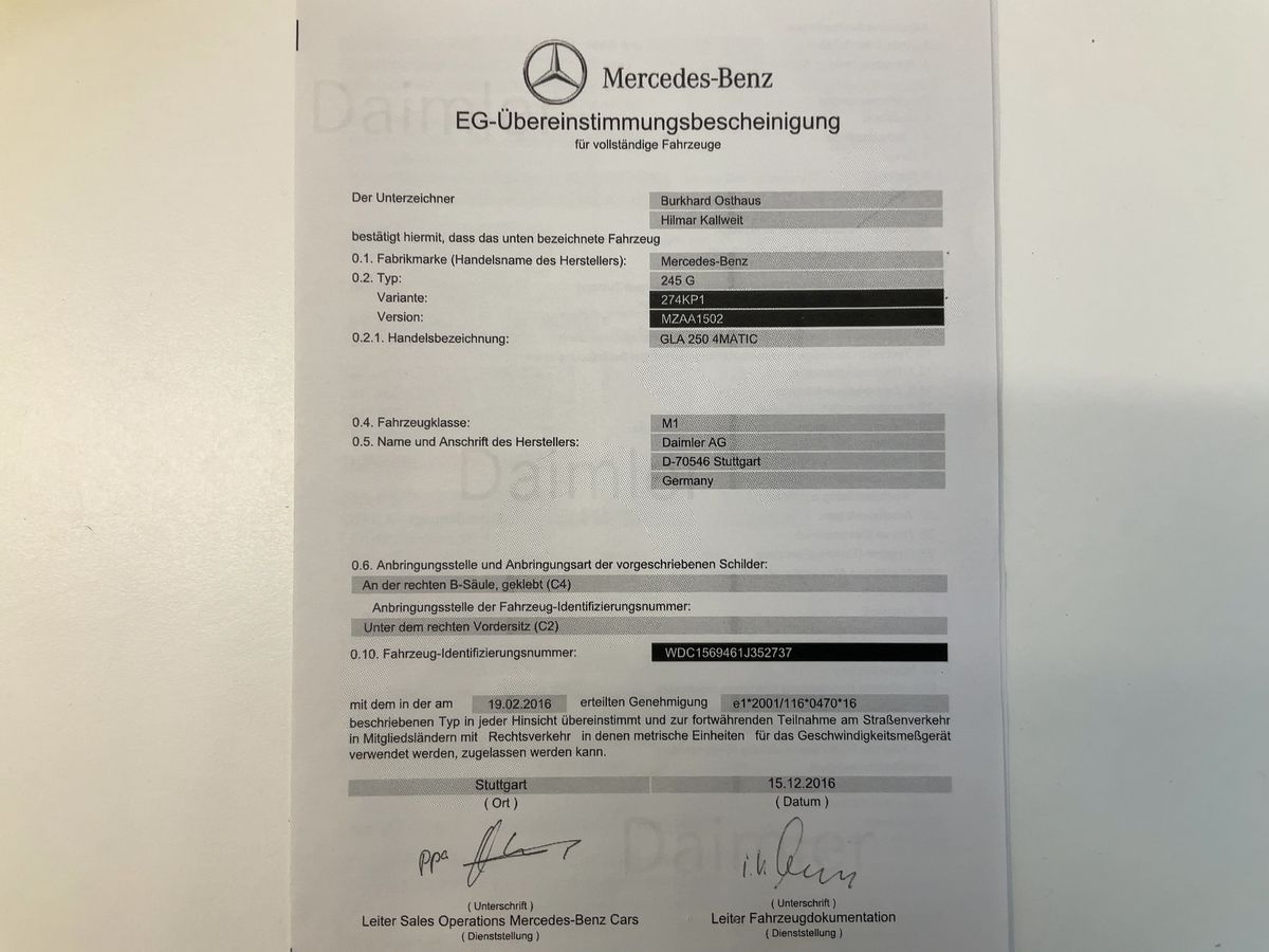 Mercedes-Benz GLA-Klasse d'occasion