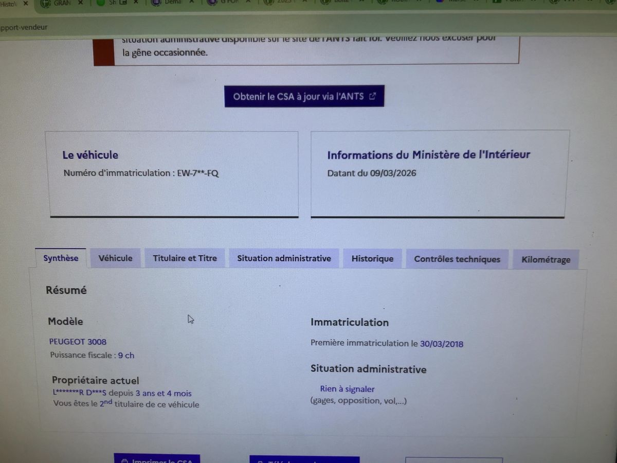 Peugeot 3008 d'occasion