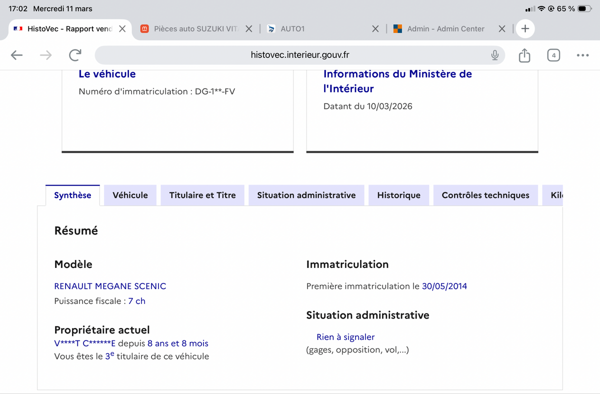 Renault Scenic d'occasion