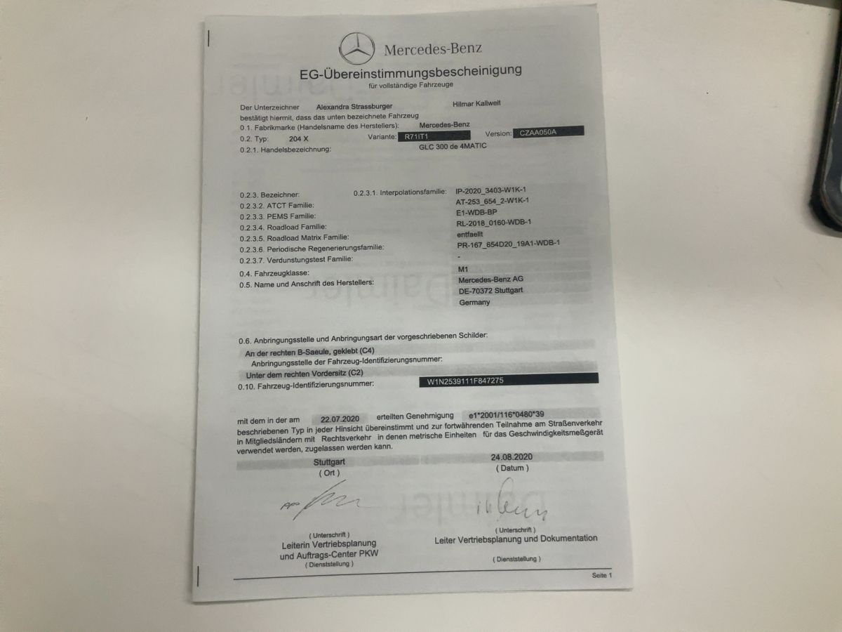 Mercedes-Benz GLC-Klasse GLC 300de 4Matic AMG Line