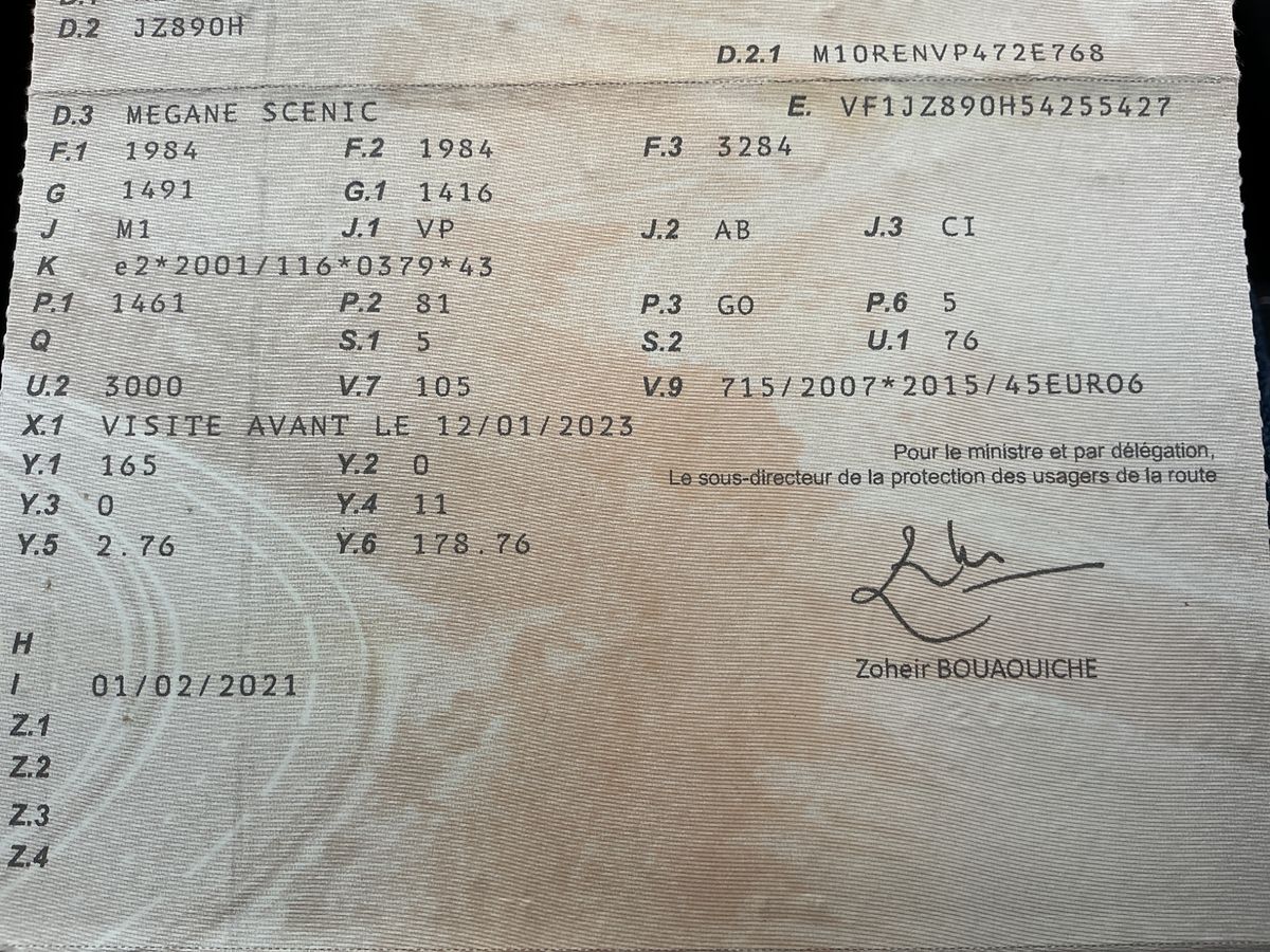 Renault Scenic d'occasion