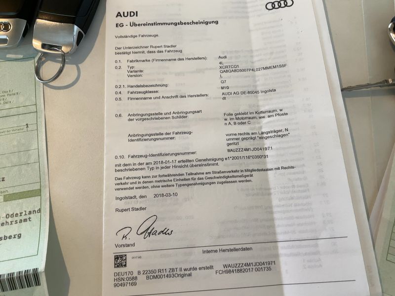 Audi Q7 3.0 V6 TDI quattro 2018 – снимка 22